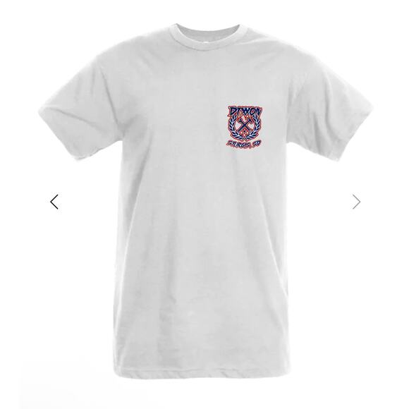 Dixxon STURGIS USA SKETCHY CREST T-SHIRT WHITE - MENS Large NWT - Picture 2 of 3